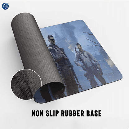 Call of Duty Action Franchise Art Mouse Pad - 23.6 x 11 Inches Desk Pad - Gaming and Workstation Mat for Shooting Games Fans - Non-Slip Rubber Base - Smooth Surface for Precise Control