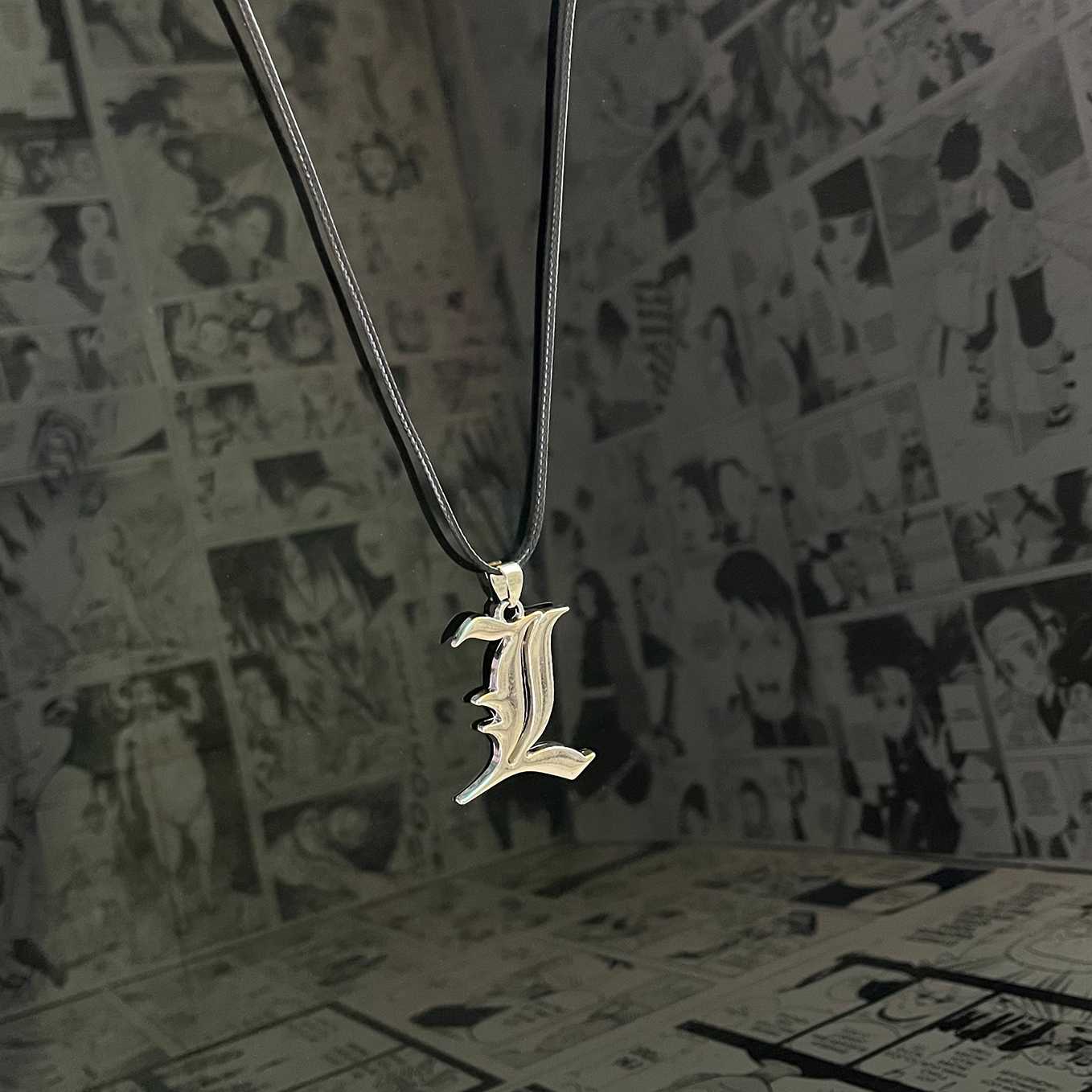 Death Note anime L Lawliet Pendant (3.5 cm long 3 cm wide) - SoulAbiti