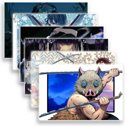 Demon Slayer Inosuke Hashibara Set of 6 Anime posters 12x18 inch - SoulAbiti