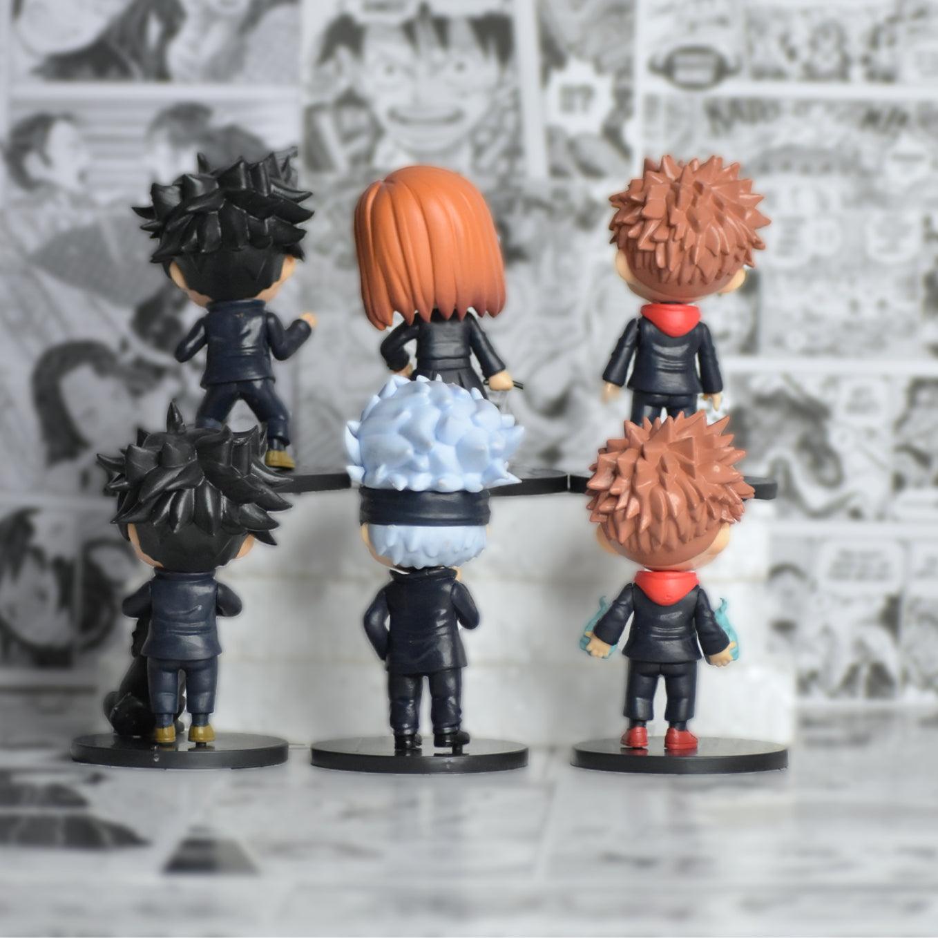 Jujutsu Kaisen Set of 6 Action Figures - Itadori Yuji, Gojo Satoru, Kugisaki Nobara, Megumi Fushiguro, - SoulAbiti