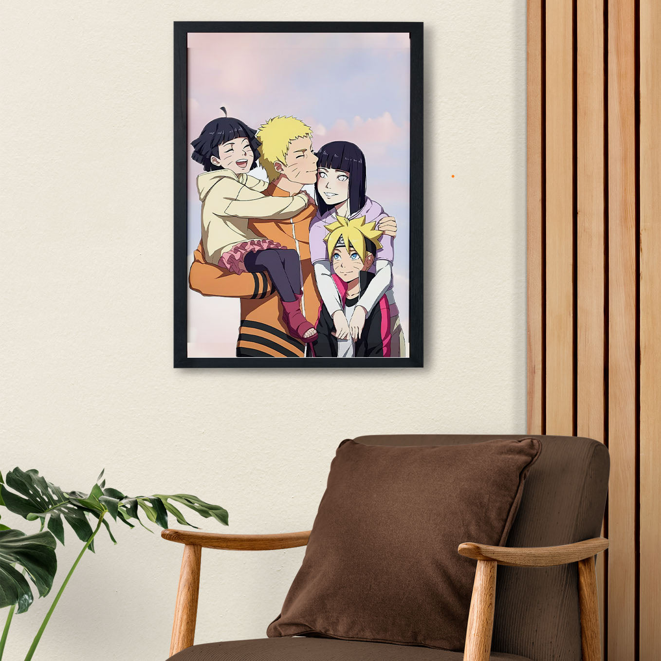 Naruto family Poster framed 13x19-Inch - SoulAbiti