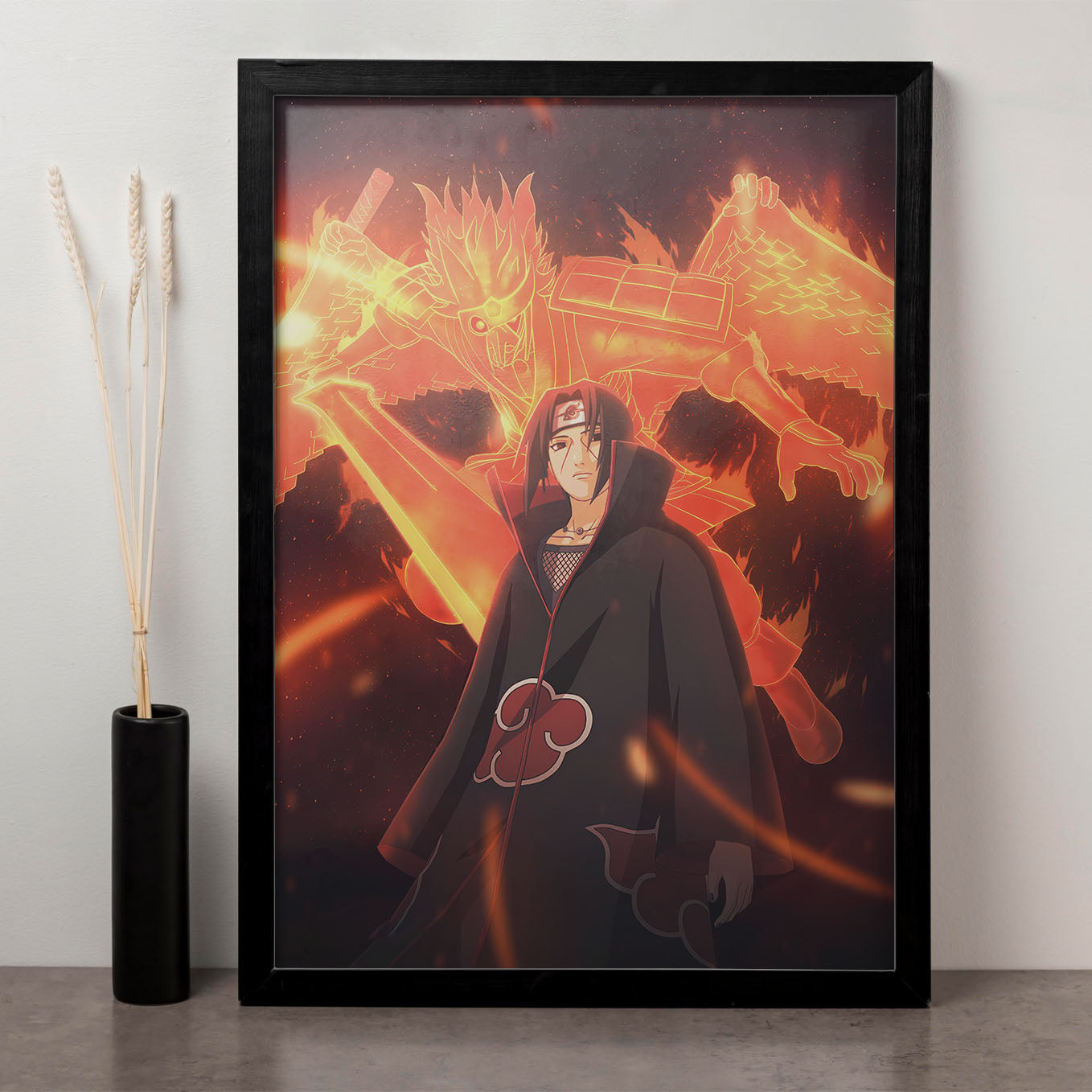 Naruto Itachi's Susanoo Poster art framed 13x19-Inch - SoulAbiti