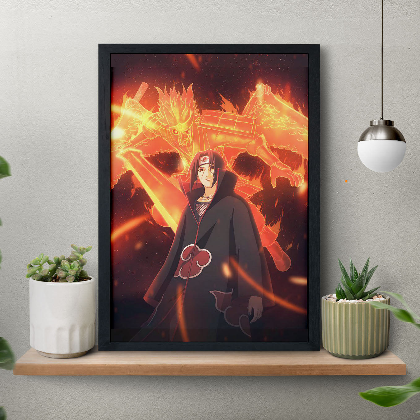 Naruto Itachi's Susanoo Poster art framed 13x19-Inch - SoulAbiti