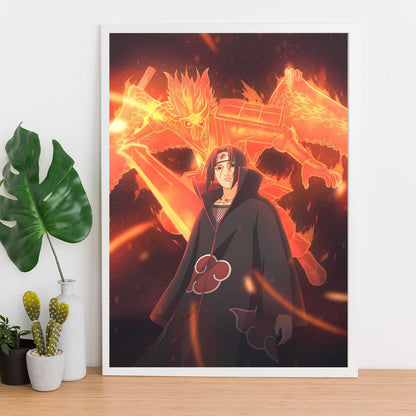 Naruto Itachi's Susanoo Poster art framed 13x19-Inch - SoulAbiti