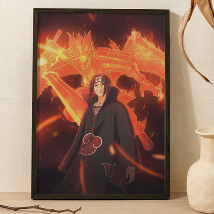 Naruto Itachi's Susanoo Poster art framed 13x19-Inch - SoulAbiti