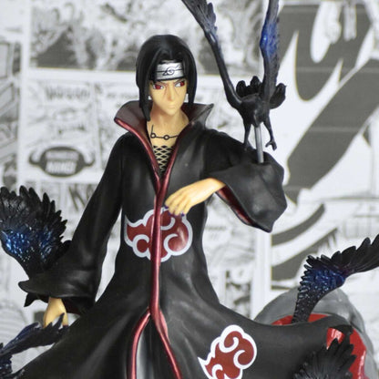 Naruto Itachi Uchiha Akatsuki crows Action Figures 27 cm Tall Large - SoulAbiti