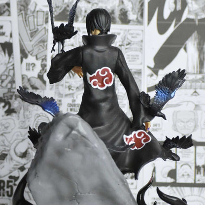 Naruto Itachi Uchiha Akatsuki crows Action Figures 27 cm Tall Large - SoulAbiti