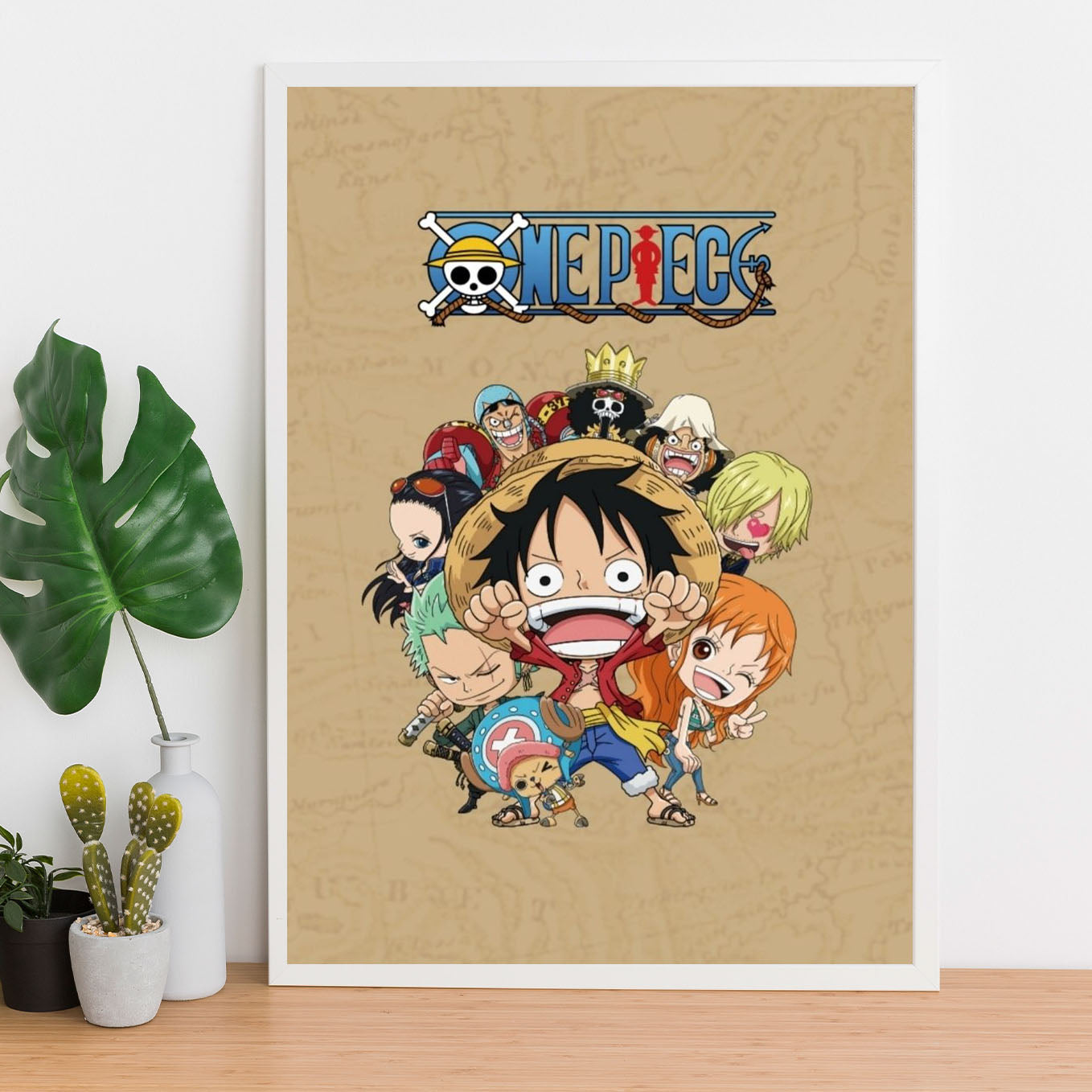 One Piece Cute avatars Poster Art Framed 13x19-Inch - SoulAbiti