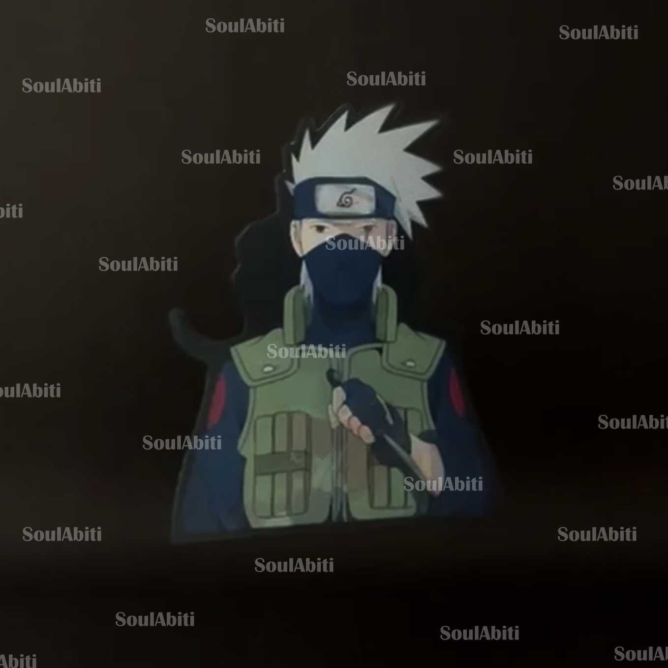 Naruto Kakashi Hatake 3 in 1 Lenticular sticker (3d)