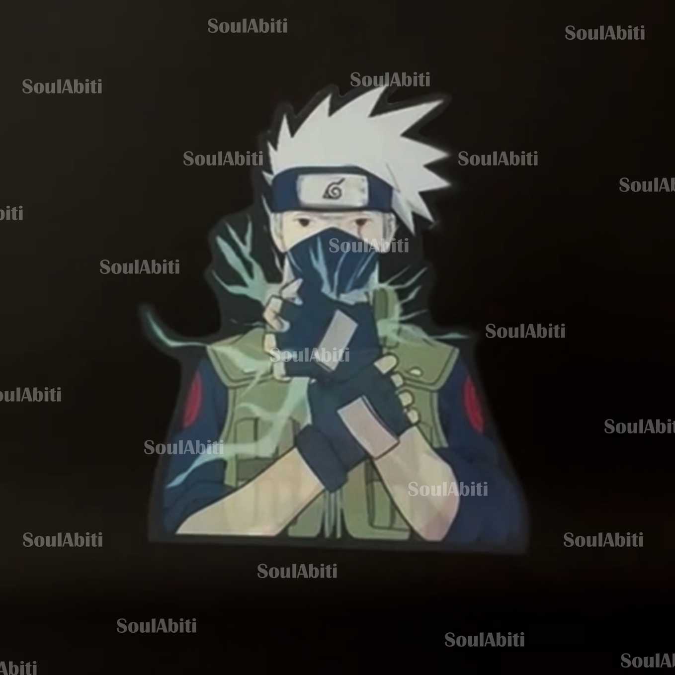 Naruto Kakashi Hatake 3 in 1 Lenticular sticker (3d)